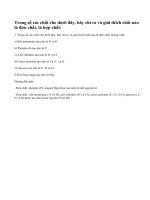 Bài 3 trang 25 sgk hóa học 8