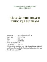 Sử dụng phương pháp trò chơi trong dạy học toán 1 nhằm phát huy tính tích cực học tập của học sinh