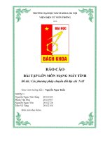 BÁO CÁOBTL mạng máy tính  phương pháp NAT