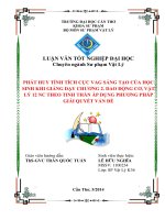 phát huy tính tích cực vag sáng tạo của học sinh khi giảng dạy chương 2. dao động cơ, vật lý 12 nc theo tinh thần áp dụng phương pháp giải quyết vấn đề