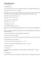 Lý thuyết Một số oxit quan trọng.