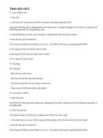 Lý thuyết Một số axit quan trọng