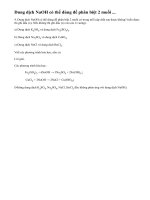 Bài 4 trang 36 SGK hóa học 9