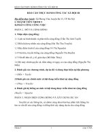 BÁO CÁO THỰC TẬP PHÁT TRIỂN CỘNG ĐỒNG TẠI XÃ PHONG VÂN ,BA VÌ TP HÀ NỘI