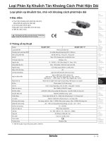 LOẠI PHẢN xạ KHUẾCH tán KHOẢNG CÁCH PHÁT HIỆN dài