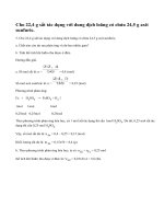 Bài 5 trang 117 SGK hóa học 8