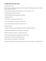 Lý thuyết phân bón hóa học hóa học 9