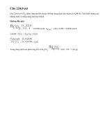 Bài 5 trang 75 sgk Hóa học lớp 11