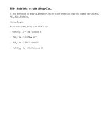 Bài 1 trang 41 sgk hóa học 8