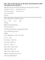 Bài 1, 2, 3, 4, 5 trang 54 sgk hoá học 9