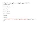 Bài 4 trang 25 sgk vật lí 12