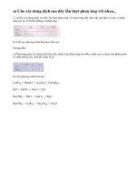 Bài 2 trang 41 SGK hóa học 9