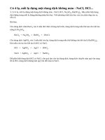 Bài 3 - Trang 143 - SGK Hóa Học 10