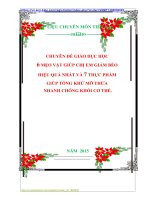 CHUYÊN ĐỀ GIÁO DỤC HỌC  6 MẸO VẶT GIÚP CHỊ EM GIẢM BÉO  HIỆU QUẢ NHẤT VÀ 7 THỰC PHẨM  GIÚP TỐNG KHỨ MỠ THỪA  NHANH CHÓNG KHỎI CƠ THỂ.