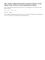 Bài 3 trang 22 sgk hoá học 10