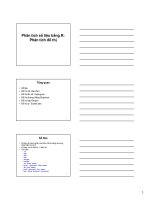 Phân tích số liệu bằng phần mềm r   phần 2 