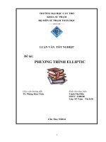 đề tài PHưƠNG TRÌNH ELLIPTIC
