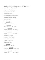 Bài 2 trang 10 sgk Hóa học 11