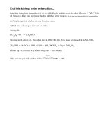 Bài 8 trang 204 sgk hóa học 11