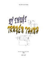 KỸ THUẬT TRUYỀN THANH