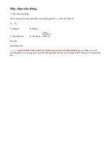 Bài 3 trang 85 sgk vật lý 12