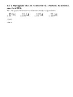 Bài 1 trang 22 sgk hoá học 10