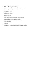 Bài 4 trang 83 sgk hoá học 10