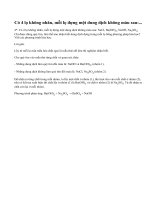 Bài 4 trang 25 sgk hóa học 9