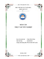 Báo cáo thực tập tốt nghiệp tại Trường Đại học Hà Tĩnh