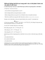 Lý thuyết luyện tập: Axit, bazơ và muối. Phản ứng trao đổi ion trong dung dịch các chất điện li.