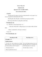 Giáo án tiếng việt 3 tuần 34 bài luyện từ và câu  mở rộng vốn từ thiên nhiên 