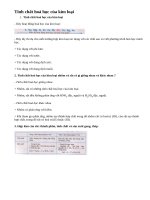 Lý thuyết luyện tập chương 2: Kim loại