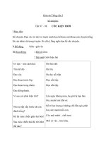 Giáo án tiếng việt 3 tuần 33 bài kể chuyện   cóc kiện trời 