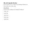 Bài 3 trang 130 sgk Hóa học lớp 8