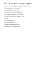 Bài 6 trang 30 sgk hoá học 10