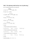 Bài 2 trang 105 sgk hoá học 11