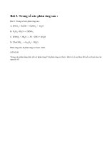 Bài 3 trang 83 sgk hoá học 10