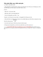 Lý thuyết máy phát điện xoay chiều