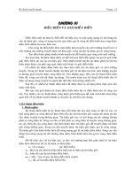 CHƯƠNG 3   điều BIẾN và GIẢI điều BIẾN 