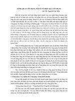 VÒNG QUAY tín DỤNG nói gì về HIỆU QUẢ tín DỤNG   GS TS  NGUYỄN văn TIẾN