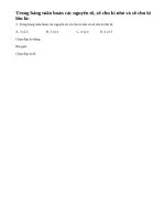 Bài 2 trang 35 sgk hóa học 10