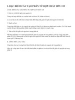 Lý thuyết cấu tạo phân tử hợp chất hữu cơ