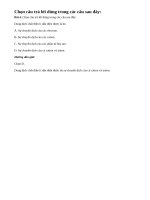 Bài 4 trang 7 sgk Hóa học 11