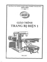 BẢN 1  GIÁO TRÌNH TRANG bị điện 1 TRƯỜNG CAO ĐẲNG NGHỀ CÔNG NGHIỆP THANH HOÁ 