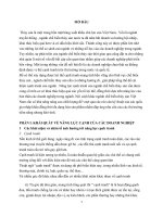 Đề án quản trị kinh doanh tổng hợp