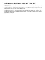 Lý thuyết tính chất của oxi