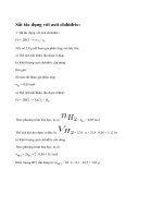 Bài 1 trang 75 sgk hóa học 8