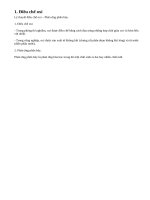 Lý thuyết điều chế khí oxi - Phản ứng phân hủy