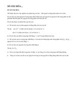 Lý thuyết hóa trị và số oxi hóa