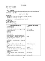 Giáo án lớp 1 học kỳ I